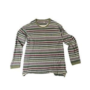 Vintage Oversized Striped Guess Jeans Shirt Size Large Made in USA